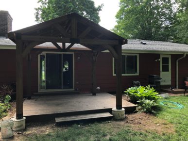 Assembled Gazebo from Sam's Club